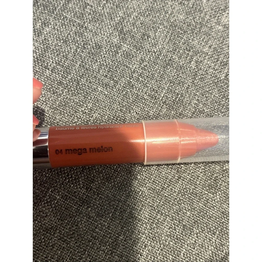 CLINIQUE Chubby Stick Moisturizing Lip Balm 04 Mega Melon Lipstick .10oz